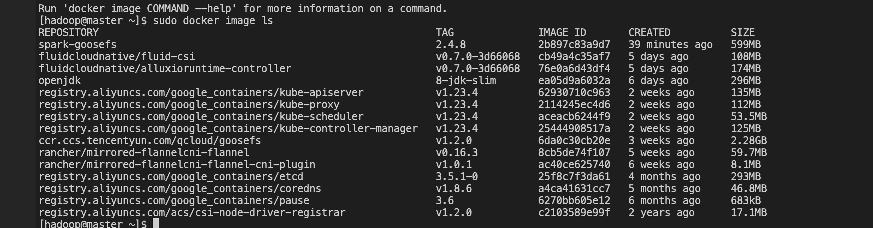  GooseFS Kubernetes GooseFS Spark 